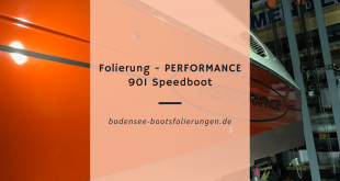 Folierung – PERFORMANCE 901 Speedboot