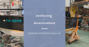 Antifouling – Aluminiumboot